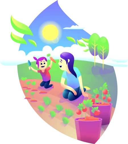 family gardening