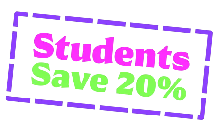 Students Save 20%